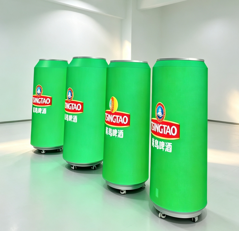 圆柱形显示屏